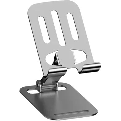Metal Mobile Stand for Table Adjustable 720 Degree Rotation Mobile Holder - Rokomari product